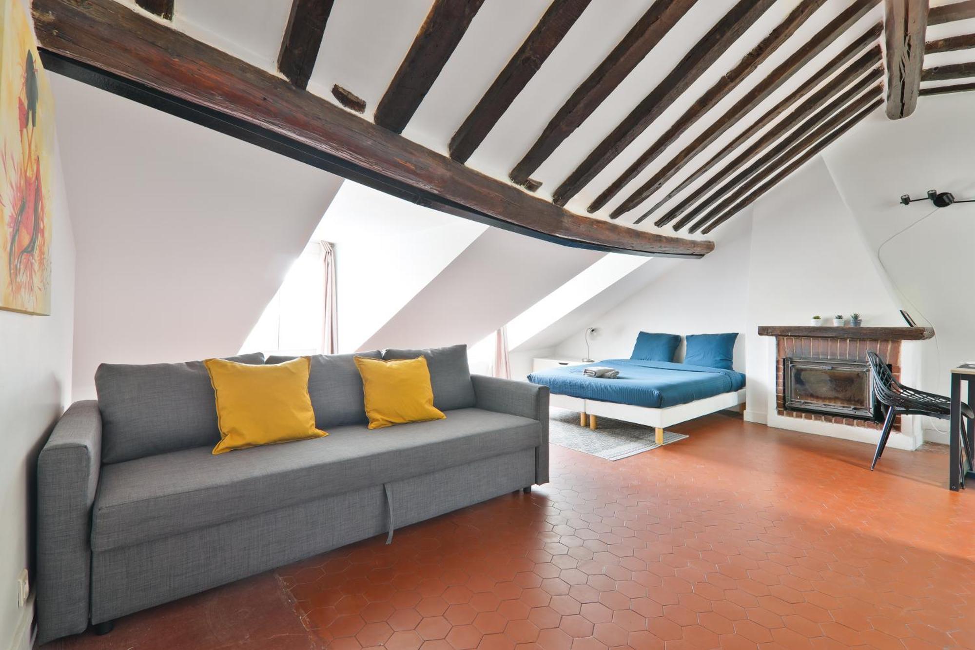 Studio Appartement Quartier Saint-Michel Notre-Dame 2 Free Netflix ปารีส ภายนอก รูปภาพ